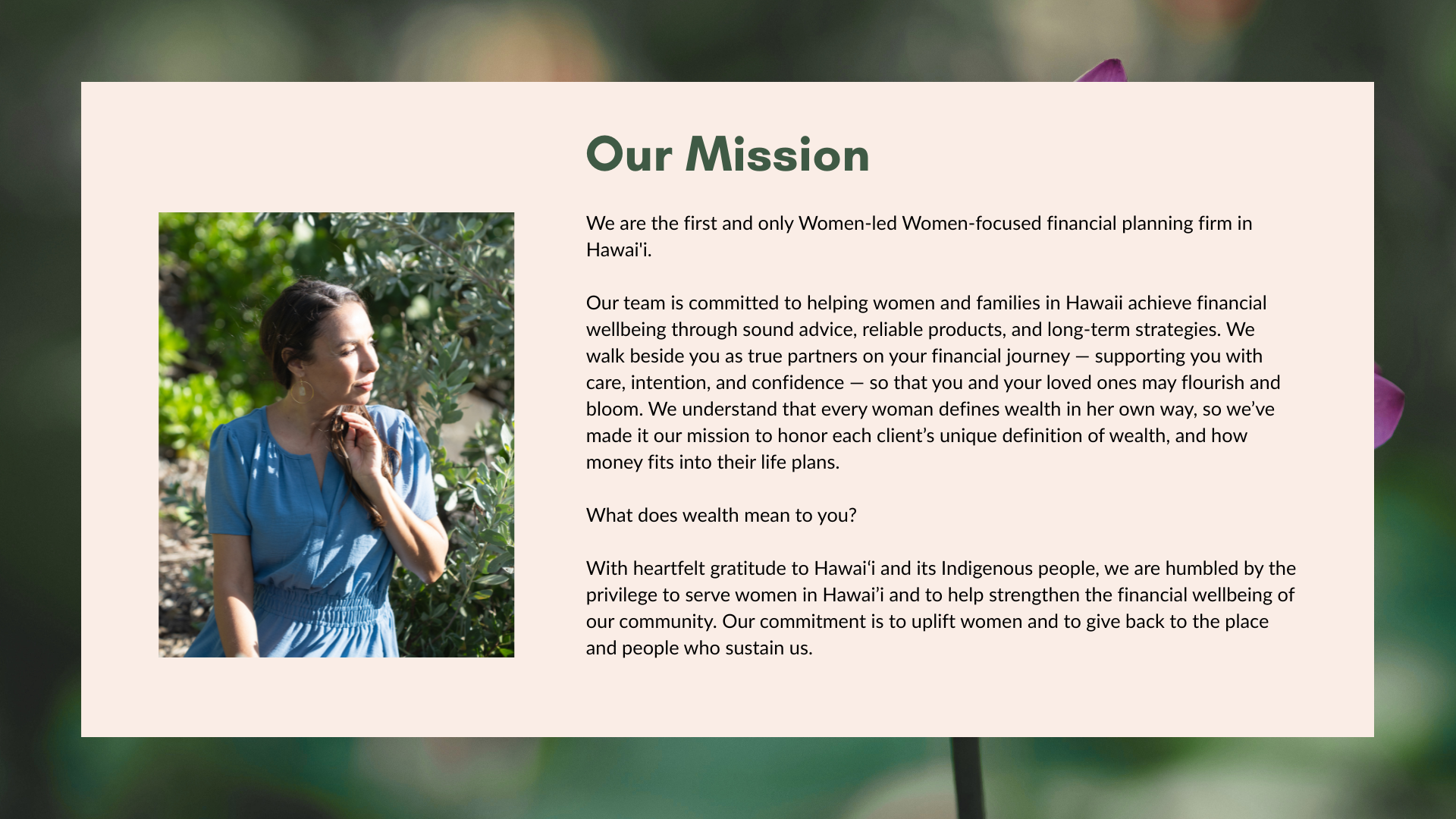 new mission